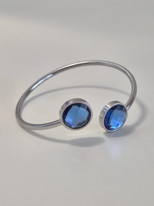 Narukvica srebrna – Deep Sapphire – elegantna narukvica iz kolekcije Serendipity