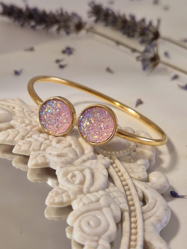 Narukvica zlatna – Blush Stardust – elegantna narukvica iz kolekcije Serendipity