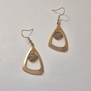 Trouglići zlatni – Radiant Bronze – elegantna minđuša iz kolekcije Serendipity