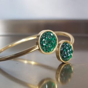 Narukvica zlatna – Forest Crystal – elegantna narukvica iz kolekcije Serendipity