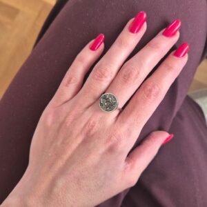 Prsten srebrni manji – Slate Silver – elegantna prsten iz kolekcije Serendipity