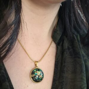 Ogrlica zlatna veća – Gilded Midnight – elegantna ogrlica iz kolekcije Serendipity