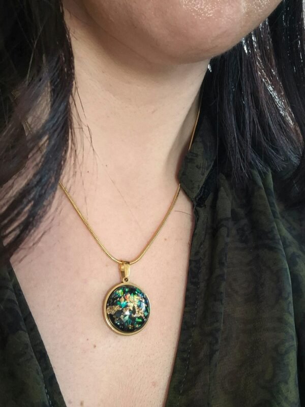 Ogrlica zlatna veća – Gilded Midnight – elegantna ogrlica iz kolekcije Serendipity