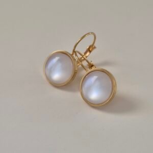 Francuske zlatne kopče – Pearl Mist – elegantna minđuša iz kolekcije Serendipity