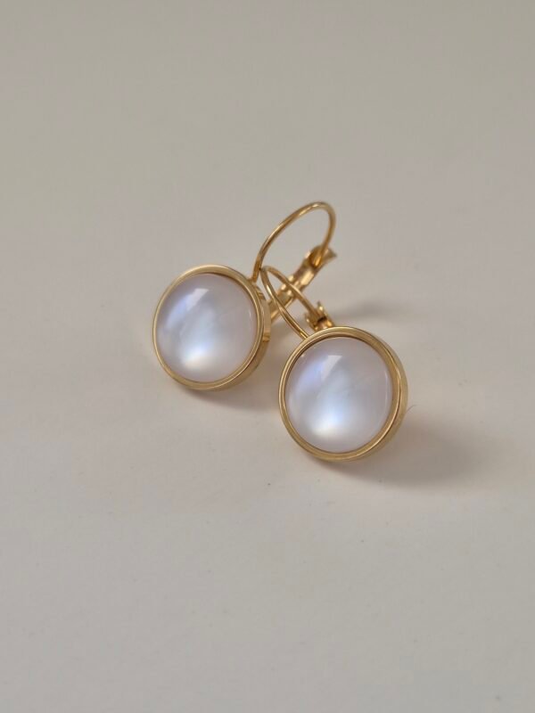 Francuske zlatne kopče – Pearl Mist – elegantna minđuša iz kolekcije Serendipity